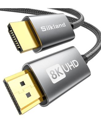 Cavo HDMI 2.1 Silkland 10 metri eARC 48Gbps nuovo