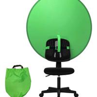 Schermo verde telo rotondo 