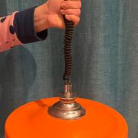 lampadario vintage modernariato space Age 