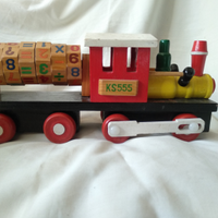 Gioco treno legno 4 operazioni