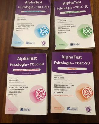 Manuali per test di ingresso universitari