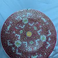 Piatto cinese Shou prima metà Novecento.