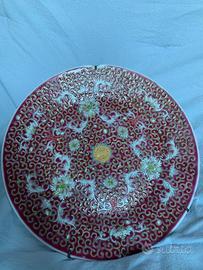 Piatto cinese Shou prima metà Novecento.