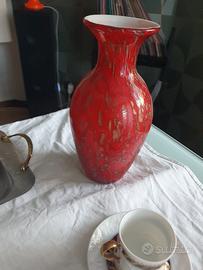 vaso in vetro di murano 