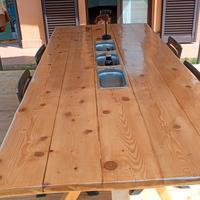 tavolo da giardino in legno 