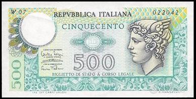 500 Lire Mercurio serie Speciale W