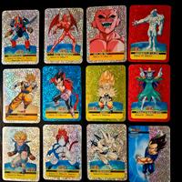 Lotto 12 Carte Olografiche Dragon Ball GT Edibas 
