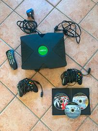 Console Xbox Originale + 2 Pad, Telecomando DVD
