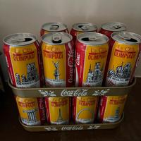 Lattine coca cola le città delle olimpiadi 1992