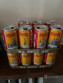 Lattine coca cola le città delle olimpiadi 1992