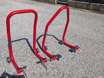 CAVALLETTI MOTO ANTERIORE E POSTERIORE bike.lift
