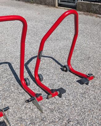CAVALLETTI MOTO ANTERIORE E POSTERIORE bike.lift