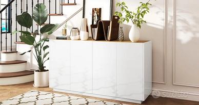 NUOVO credenza madia mobile bianco soggiorno casa