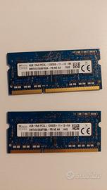 8gb RAM portatile pc3l   12800s