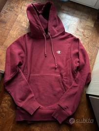 Felpa Champion rosso bordeaux