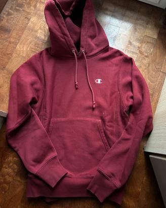 Felpa Champion rosso bordeaux