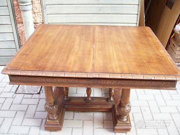 TAVOLO in noce "ANNI 20"