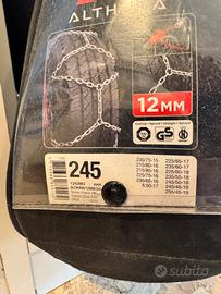 Catene da neve Althura 12mm mis. 245 mai usate NEW