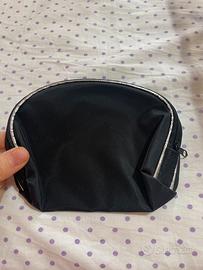 Beauty case nuovo piccolo nero e grigio