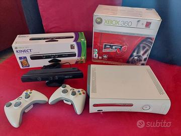 Xbox 360 + 2 pad + Kinect + 100 giochi bambini