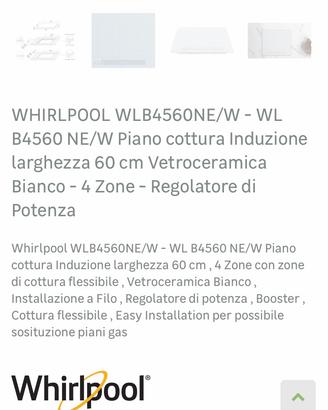 Piano induzione whirpool 4 Fuochi NUOVO