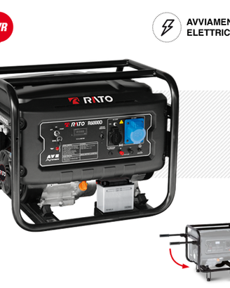 generatore R6000D avviamento elettrico