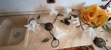 Appliques vintage in ferro battuto 