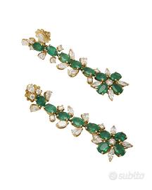 Orecchini Moroni con certificato IGN