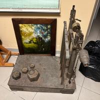 Bilancia a bascula con pesi