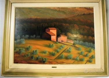 Rinaldo Vergelli raro olio su tela certificato