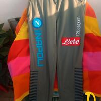 Pantaloni tuta calcio Napoli taglia M Kappa