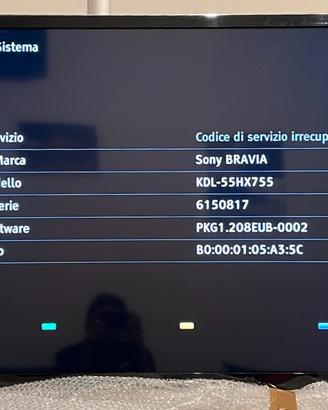 TV LCD Sony Bravia 55” KDL-55HX755
