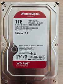 Hard Disk 1TB WD Red per NAS