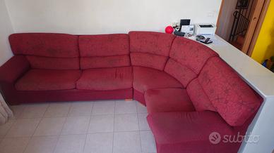 divano letto dondi 3x2m angolo curva