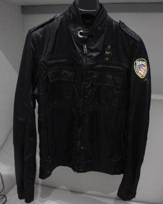 Giacca Blauer U.S.A. nera con stemma