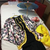 Vestito carnevale bambina 6 -8 anni kimono