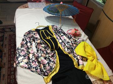 Vestito carnevale bambina 6 -8 anni kimono