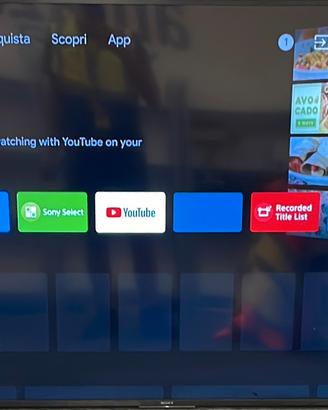 Sony bravia2 75 pollici 4k