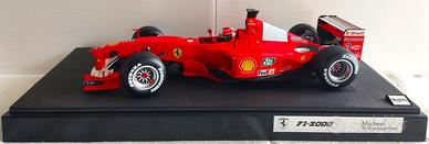 F1 F2000 Ferrari Schumacher Hot Wheels 1/18 2000