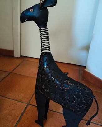 giraffa etnica porta candela 
