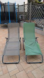Sedie sdraio / lettini richiudibili