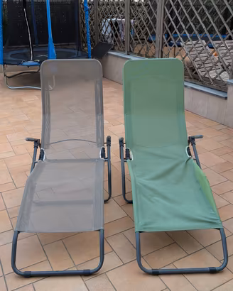 Sedie sdraio / lettini richiudibili