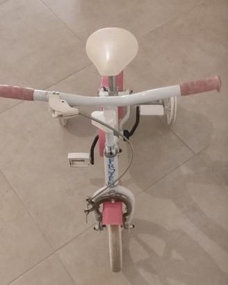 Bicicletta per bambina “Frozen” con rotelle – rosa