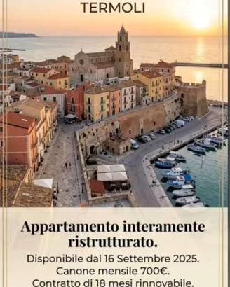 BILOCALE TERMOLI BORGO ,LIBERO DAL 15-09-2026