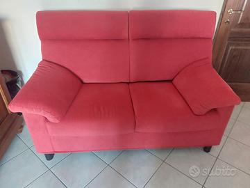 Divano 2 posti in tessuto sfoderabile 