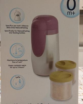 Portabiberon e vivande termico Chicco 