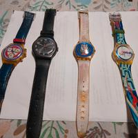 4 orologi Swatch originali 