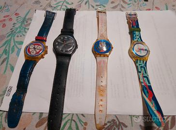 4 orologi Swatch originali 