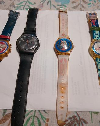 4 orologi Swatch originali 