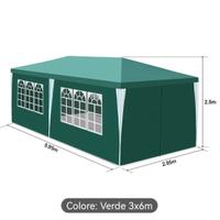 gazebo da giardino 6×3  